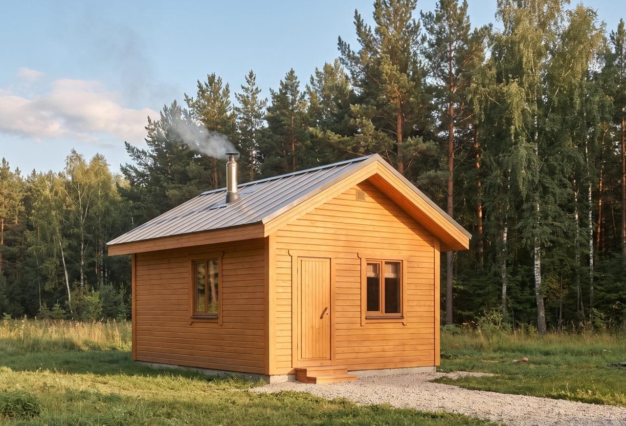 Баня из бруса 3×4 — строительство под ключ в Новосибирске